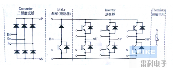 7 in 1模塊內部的等效電路圖